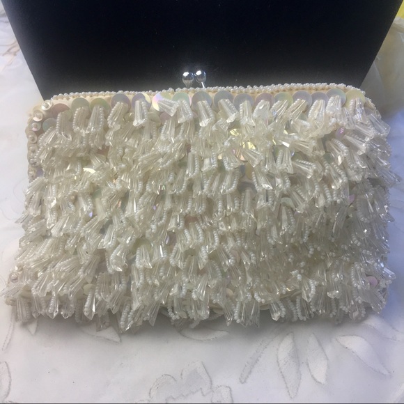 Vintage Sequin and beaded clutch/handbag. … - Picture 1 of 8